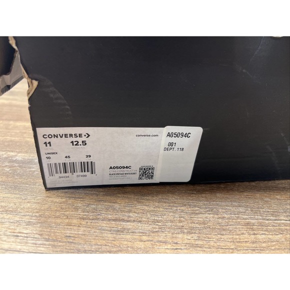 Converse Chuck Taylor All Star Utility A05094C Black 11 Shoes Universal Unisex - Picture 4 of 9